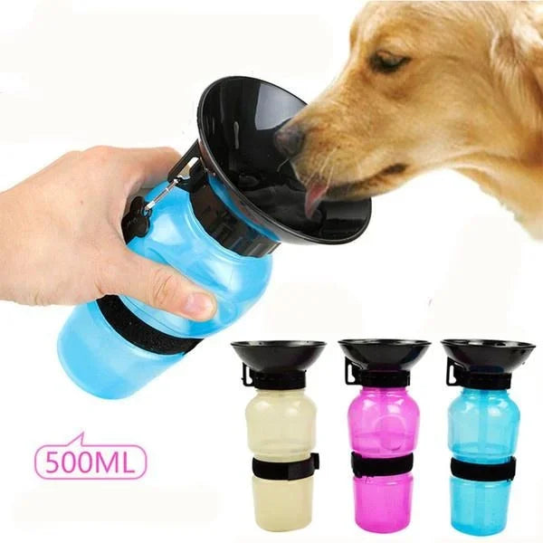 Portable Pet Water Bottle With Cup For Dogs And Cats