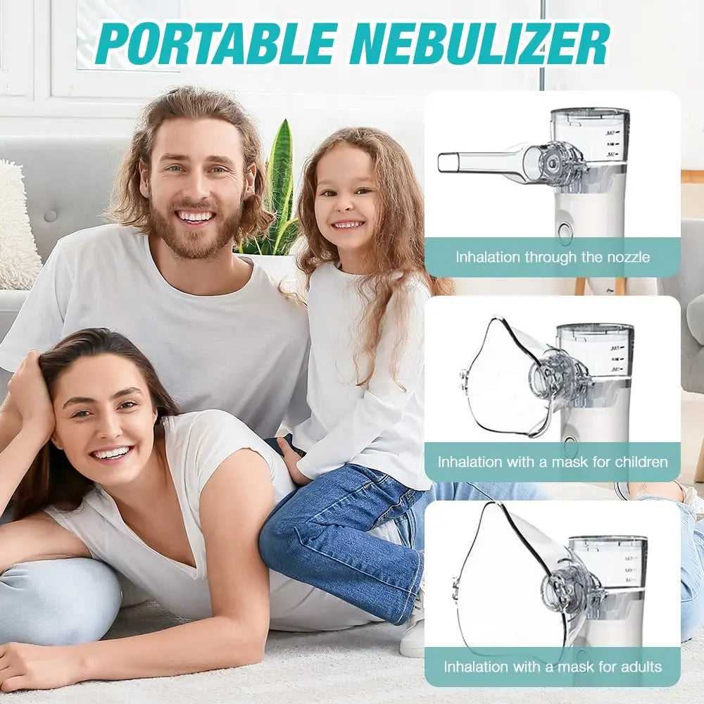 Portable Nebulizer For Humans And Animals USB Rechargeable Low Noise