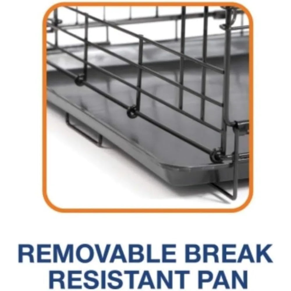 DAFIFY Two-Door Wire Dog Crate