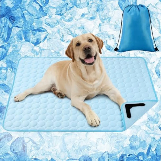 Self Cooling Dog Mat Non Slip Summer Pet Chill Blanket