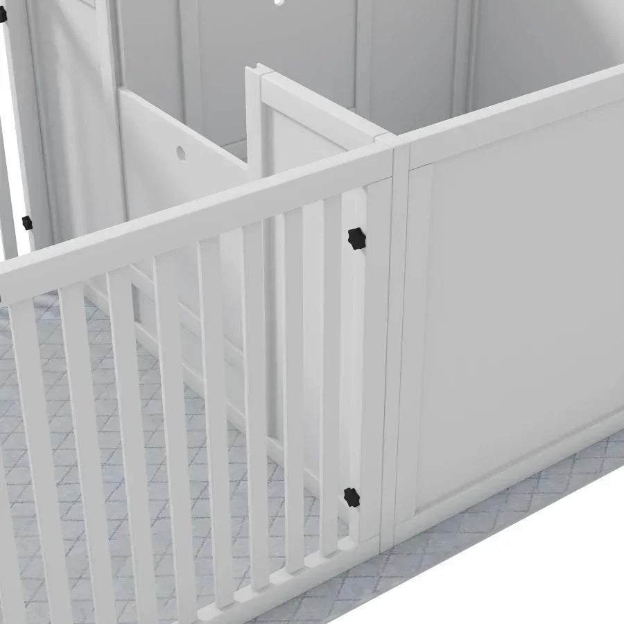 Whelping Box For Dogs Waterproof Pad And Adjustable Door