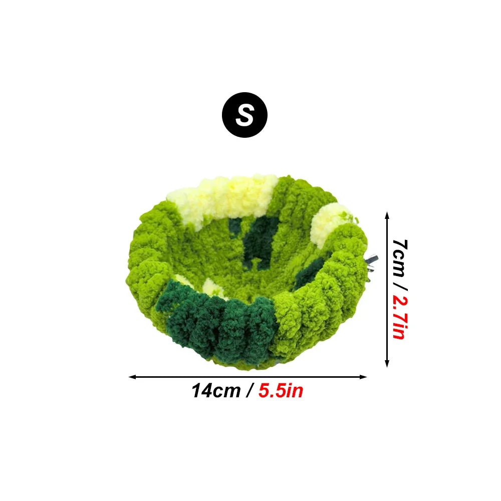 NONECN Plush Bird Bed Nest For Small Animals Parrot Cage Accessories