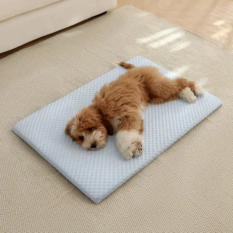 1pc Cooling Cat Bed With Thick Padding Breathable Comfort.