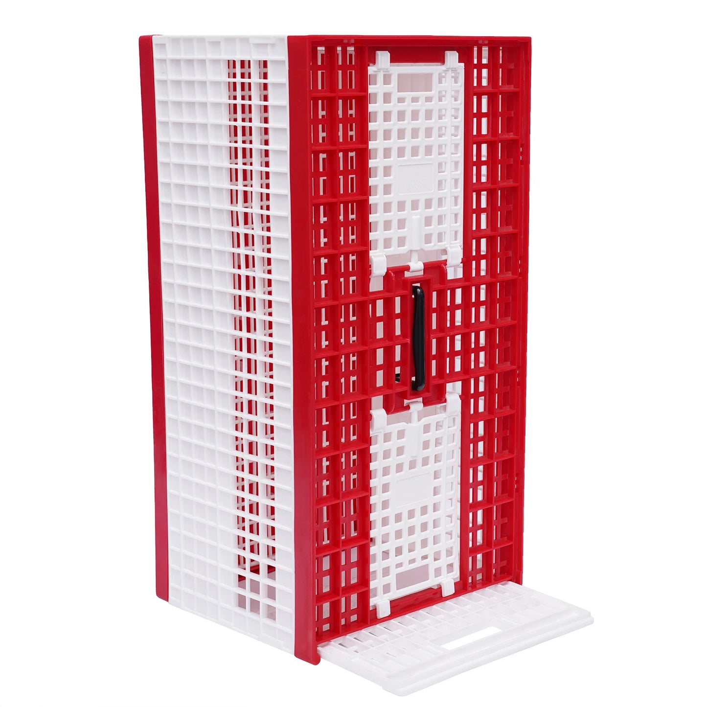 NONECN 3-Door Pigeon Cage With Handle Foldable Travel Bird Cage