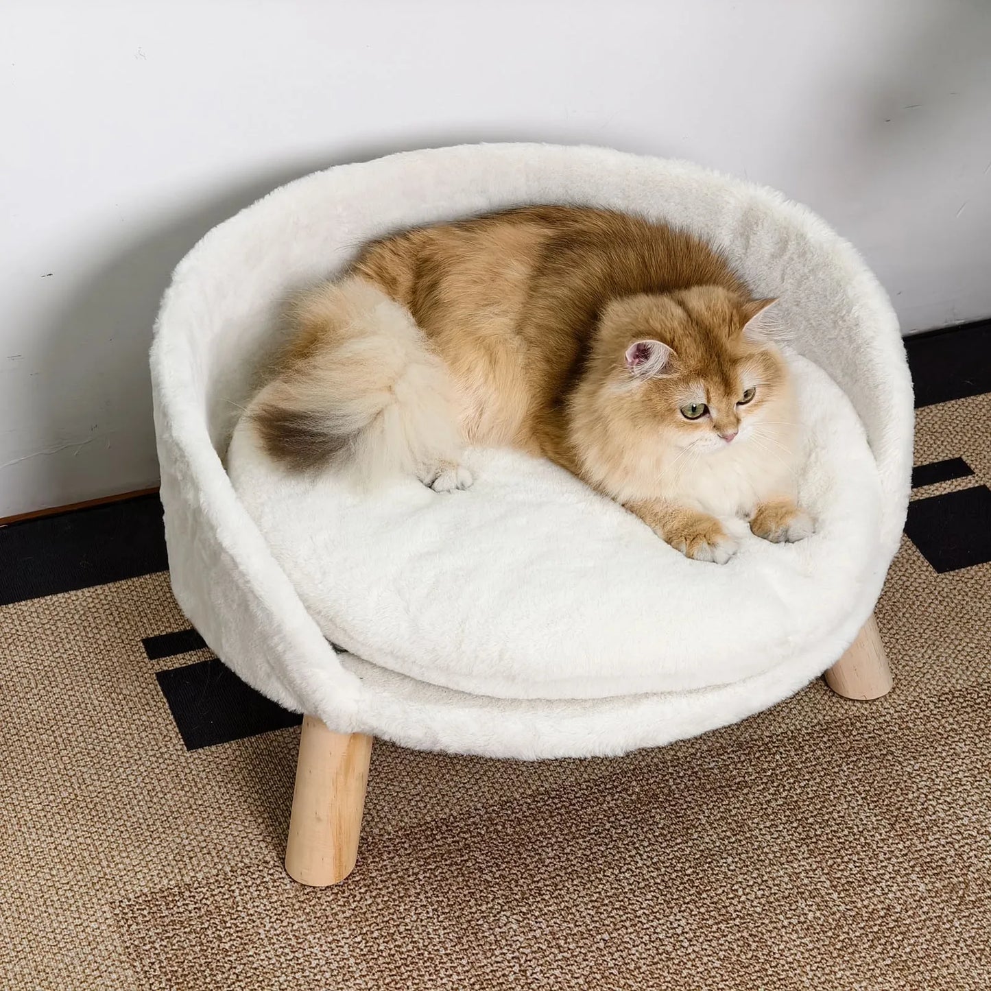BORWART Ultra Soft Elevated Dog Cat Sofa Bed