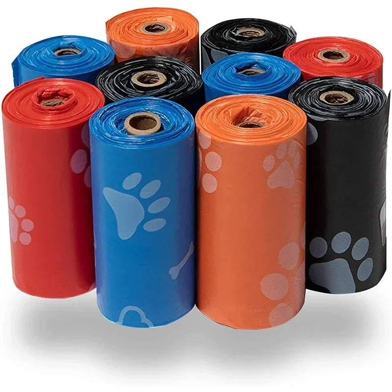 None Dog Poop Bags Thick Roll Refills For Outdoor Cleanup