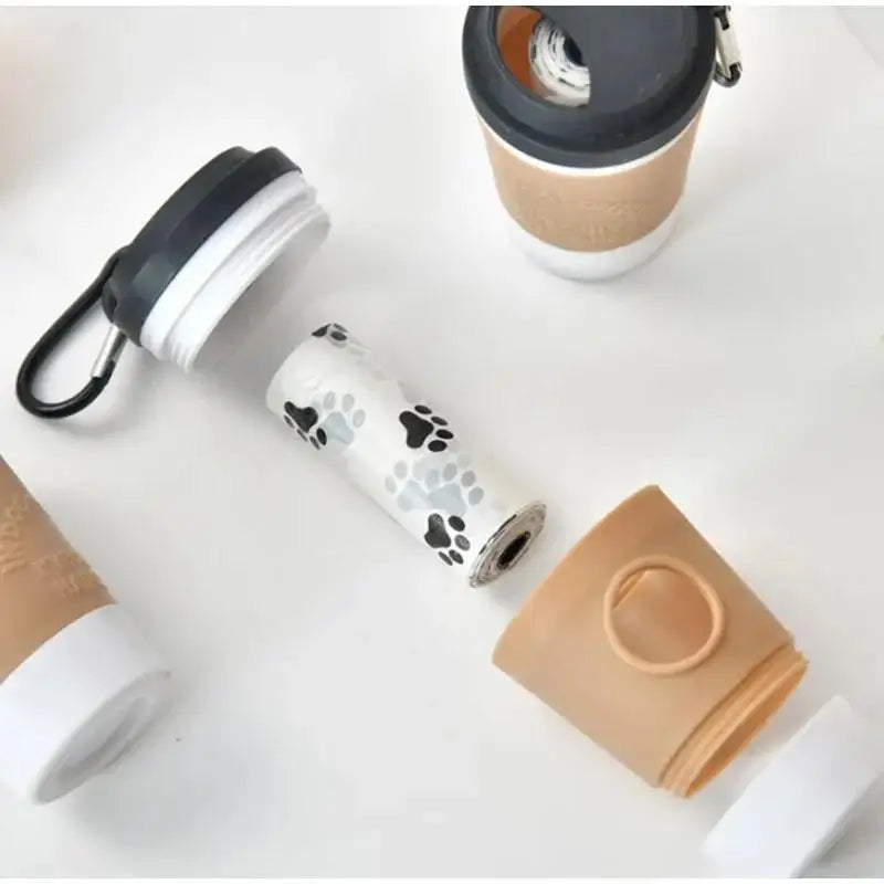 Portable Dog Poop Bag Dispenser For Outdoor Pet Walking