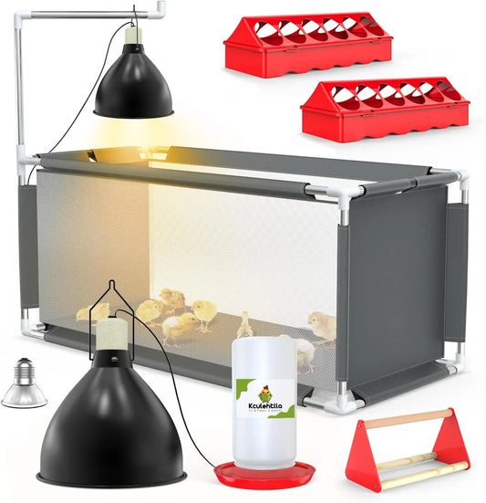 Chicken Brooder Box Starter Kit Indoor Brooder for Chicks
