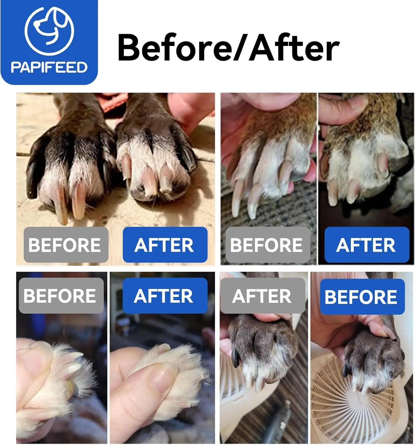 Quiet Electric Dog Nail Grinder With LCD Display LED Light