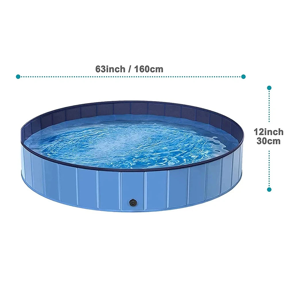 Portable Dog Pool Bathing Tub For Large Dogs Scratch Resistant