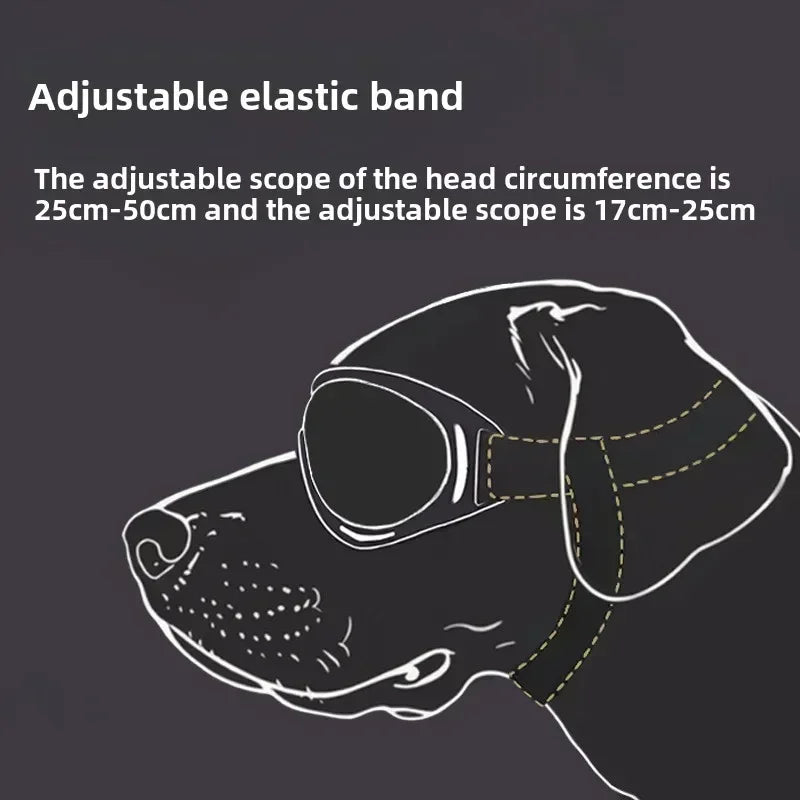 Adjustable Pet Goggles Anti UV Glare Windproof Sunglasses For Dogs