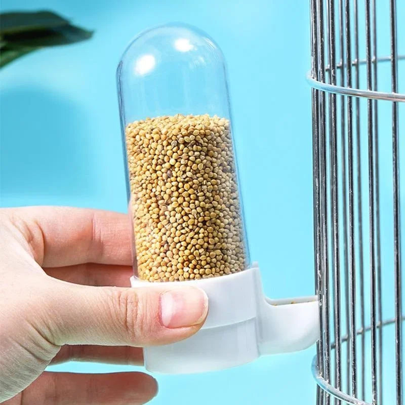 Bird Water Feeder Hanging Dispenser for Parrots and Finches