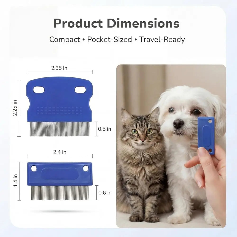 Tear Stain Remover Comb Set for Dogs and Cats Grooming