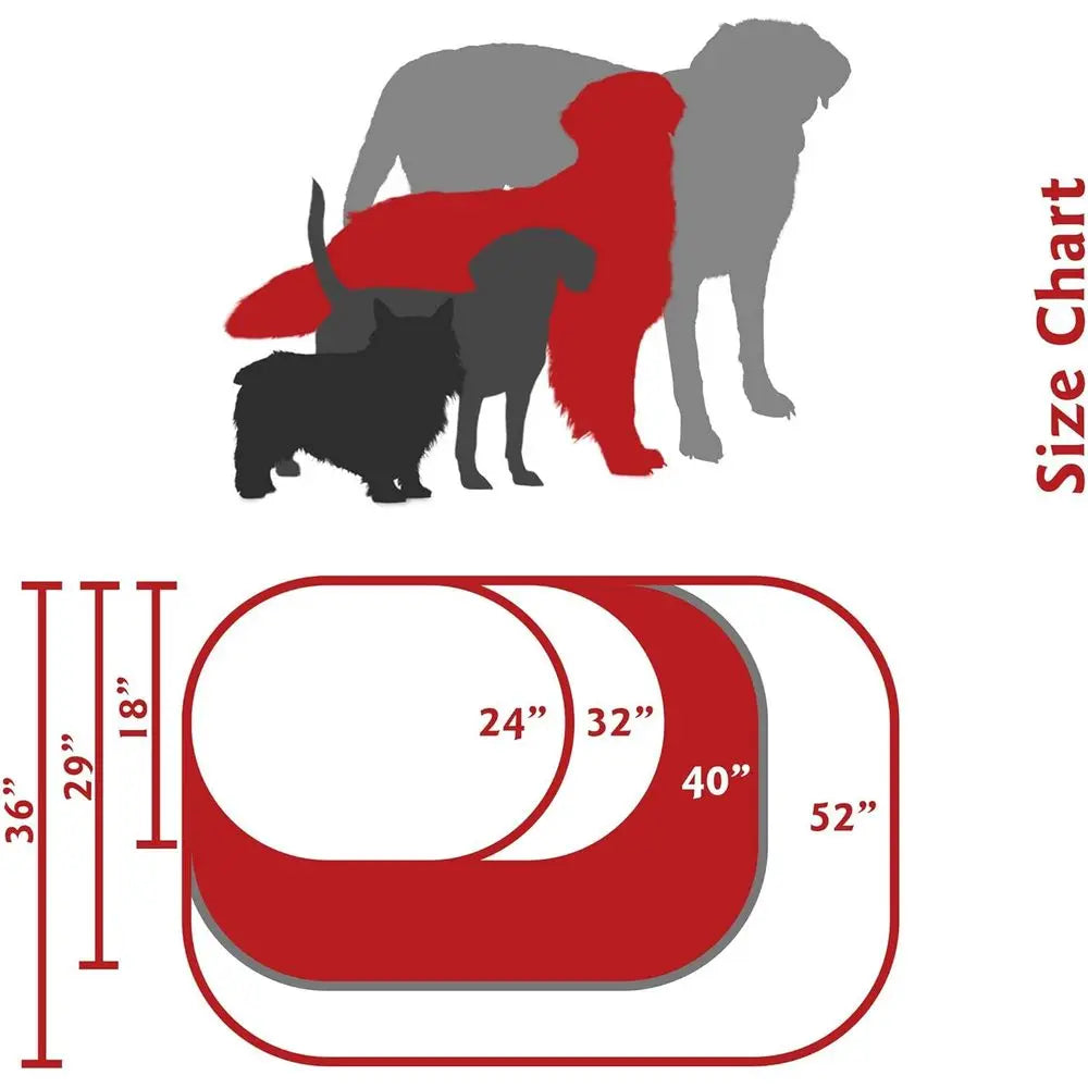 Bagel Calming Donut Dog Bed Washable With Spine Support