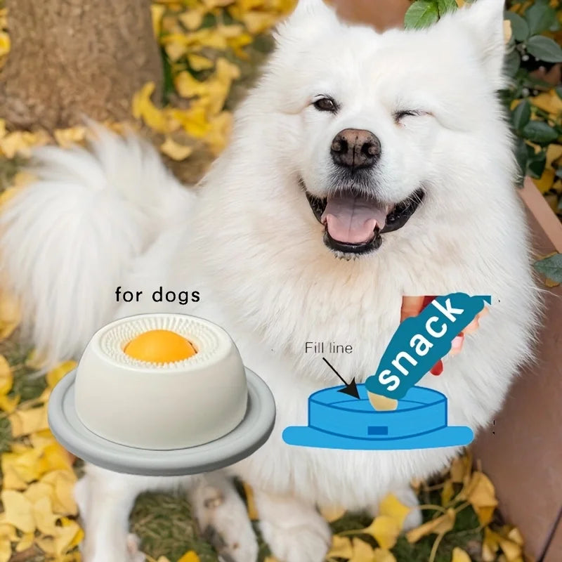 Pet Lick Mat Slow Feeder for Dogs and Cats Promotes Dental Health