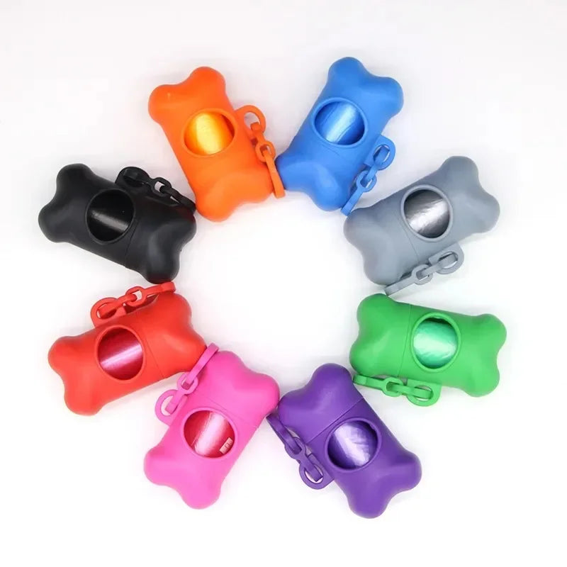 Bone Shaped Pet Garbage Bag Dispenser For Dogs Outdoors