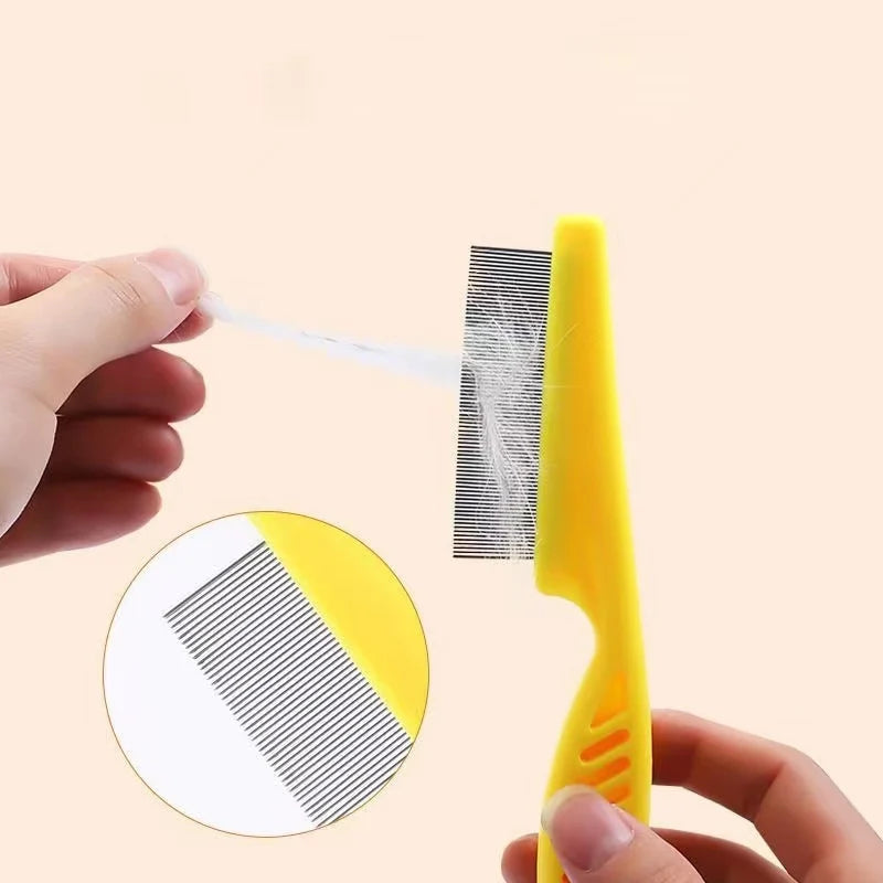 Pet Hair Shedding Comb for Dogs and Cats Gentle Flea Grooming Tool
