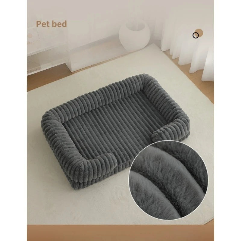 NONECN Calming Dog Bed With Orthopedic Memory Foam And Waterproof Cover