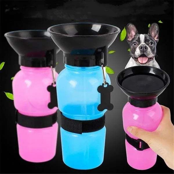 Portable Pet Water Bottle With Cup For Dogs And Cats