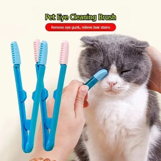 PESENAR Soft Silicone Pet Eye Comb For Cat Grooming