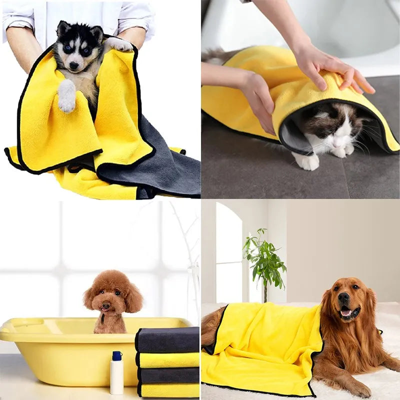 Quick Dry Pet Towels Absorbent For Dogs And Cats