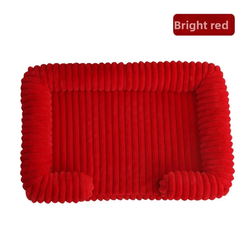 NONECN Calming Dog Bed With Orthopedic Memory Foam And Waterproof Cover