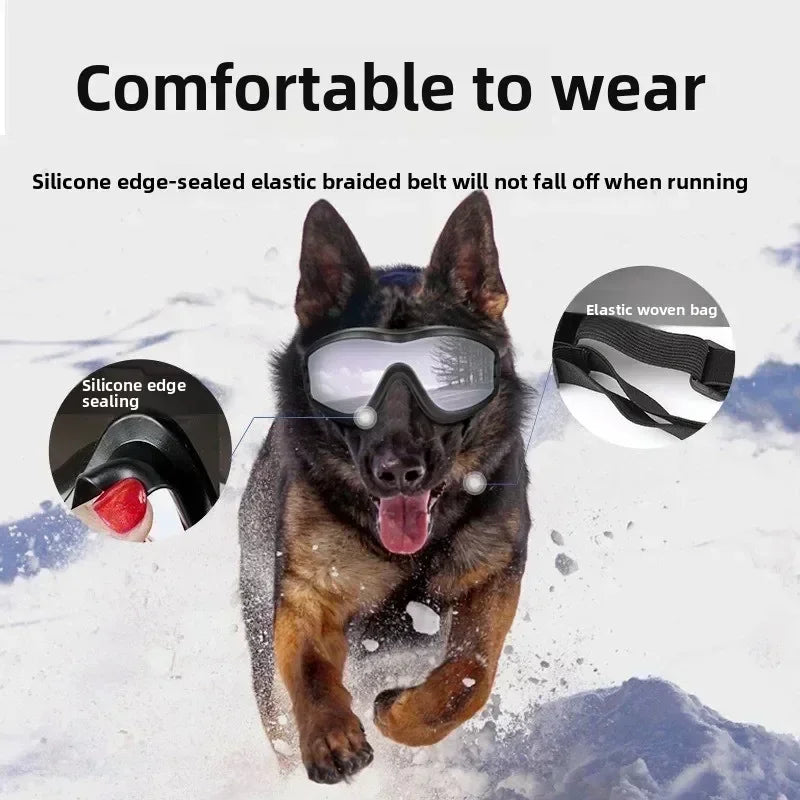 Adjustable Pet Goggles Anti UV Glare Windproof Sunglasses For Dogs