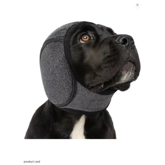 Adjustable Dog Ear Protection Cover Calming Noise Reduction Headband