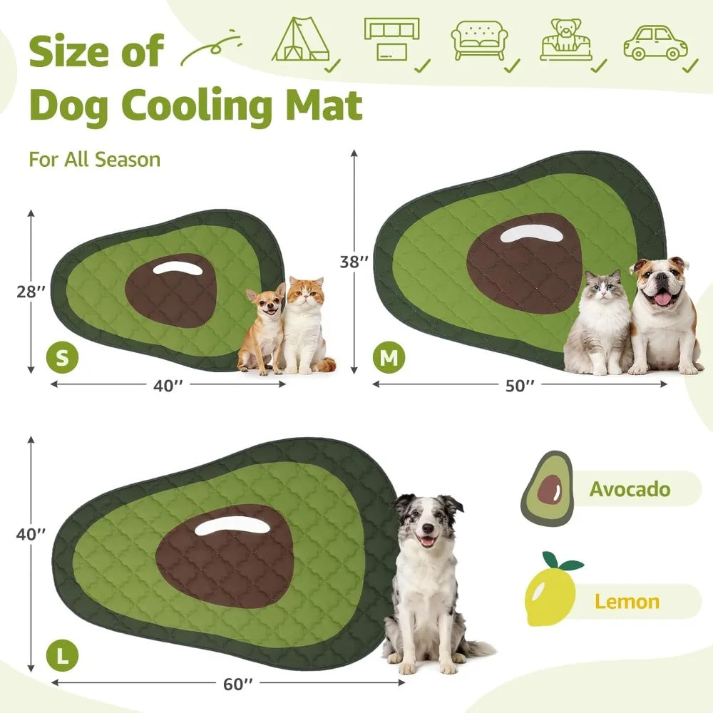 Dog Cooling Mat Self Cooling Waterproof Bed For Small Dogs
