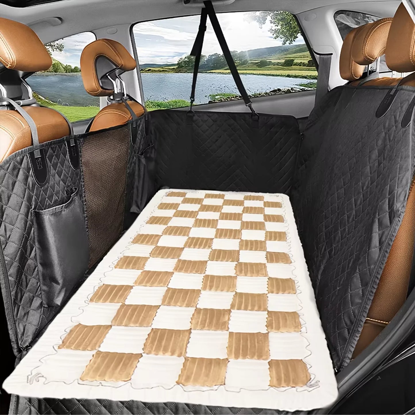 Dog Bed Mat For Automobile Seat Cover Anti Slip Cushion
