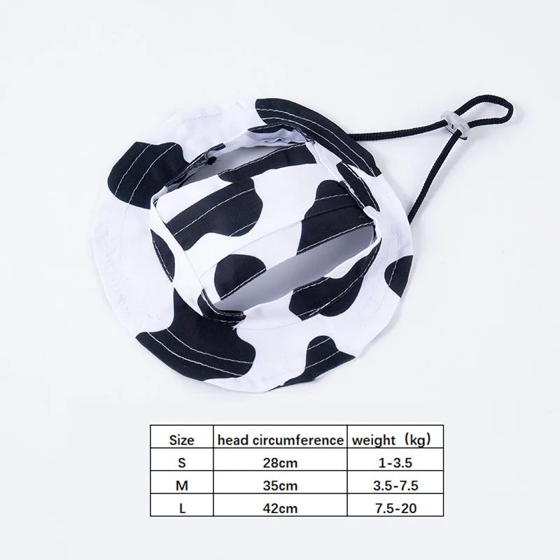Adjustable Dog And Cat Baseball Sun Hat With Ear Holes