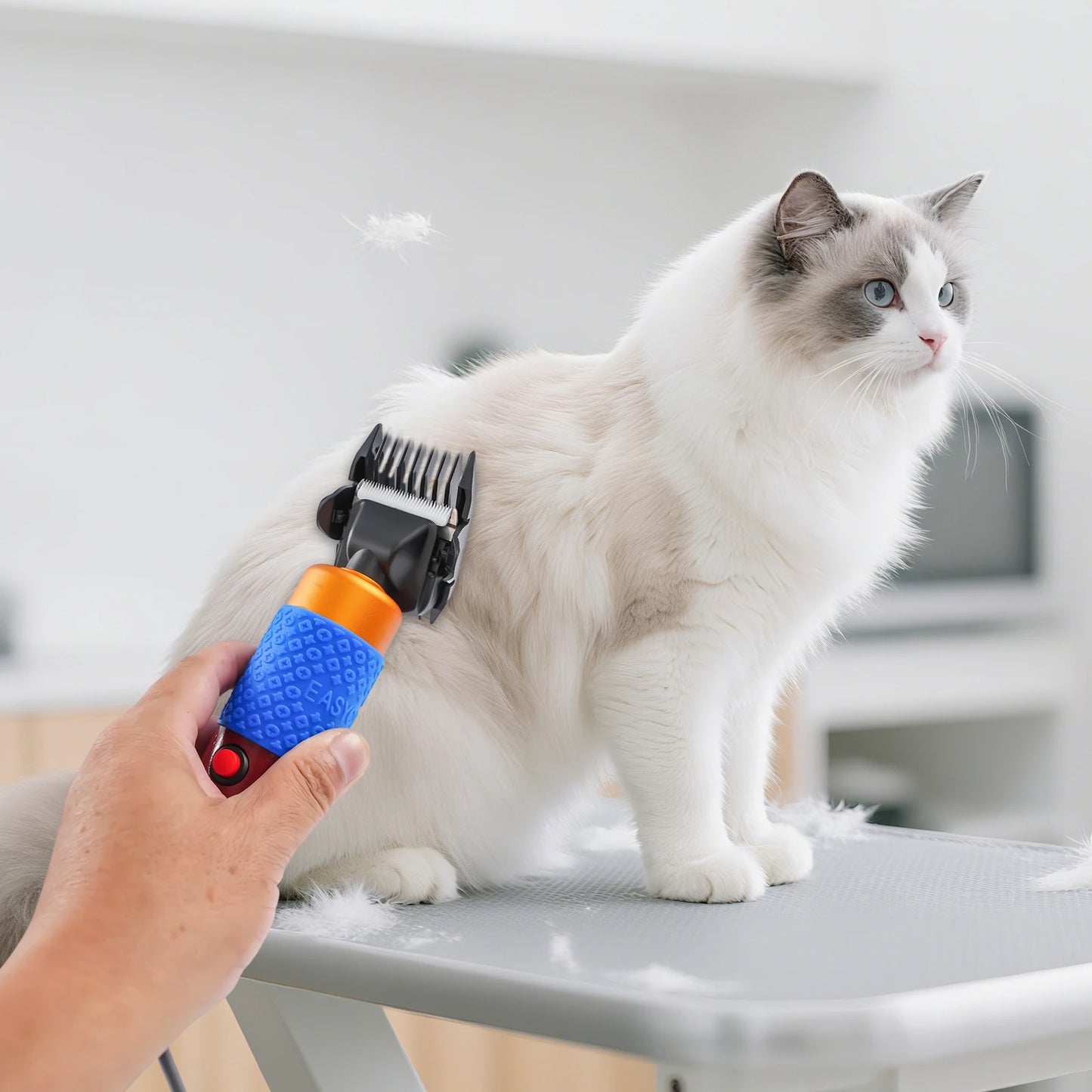 36W Professional Dog Clipper and Cat Grooming Kit Detachable Blades
