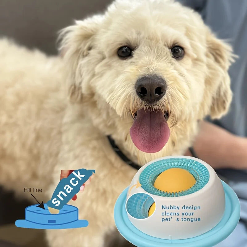 Pet Lick Mat Slow Feeder for Dogs and Cats Promotes Dental Health