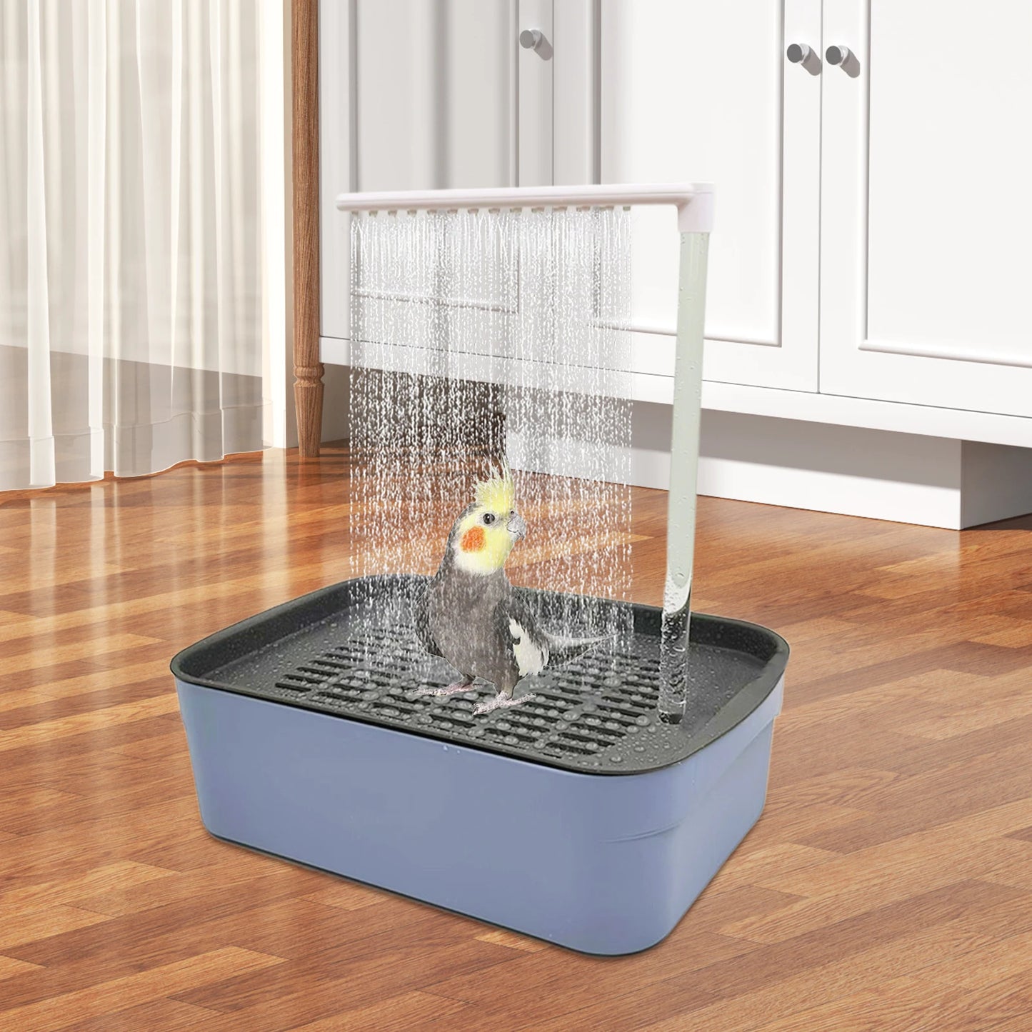 Automatic Parrot Bath Tub With Circulating Water