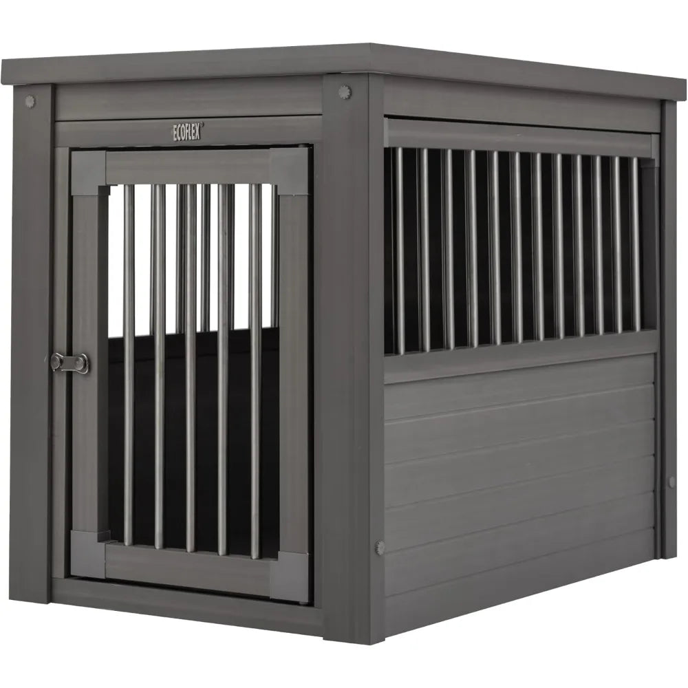 Durable Composite Pet Kennel With End Table