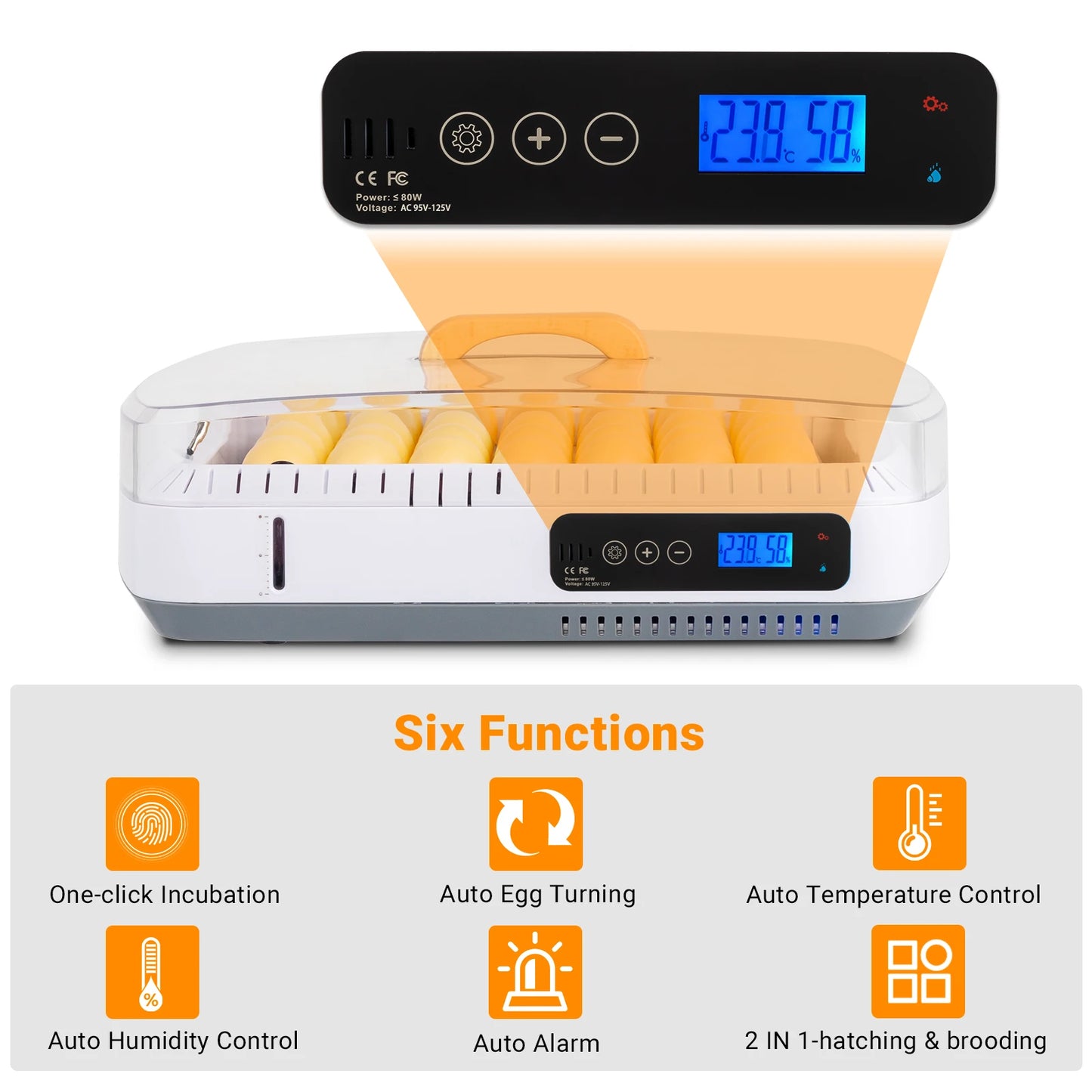 TLXT 35 Egg Incubator With Automatic Egg Turning Humidity Control