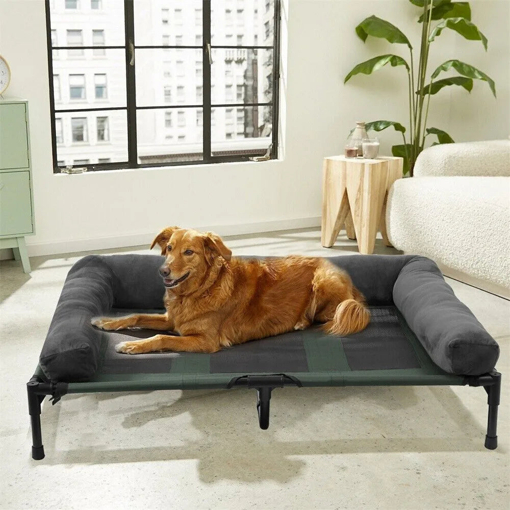 Borwart Cooling Elevated Dog Bed Indoor Outdoor Raised Sofa