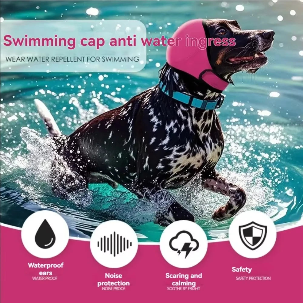 Dog Ear Covers Adjustable Noise Reduction Earmuffs Hearing Protection