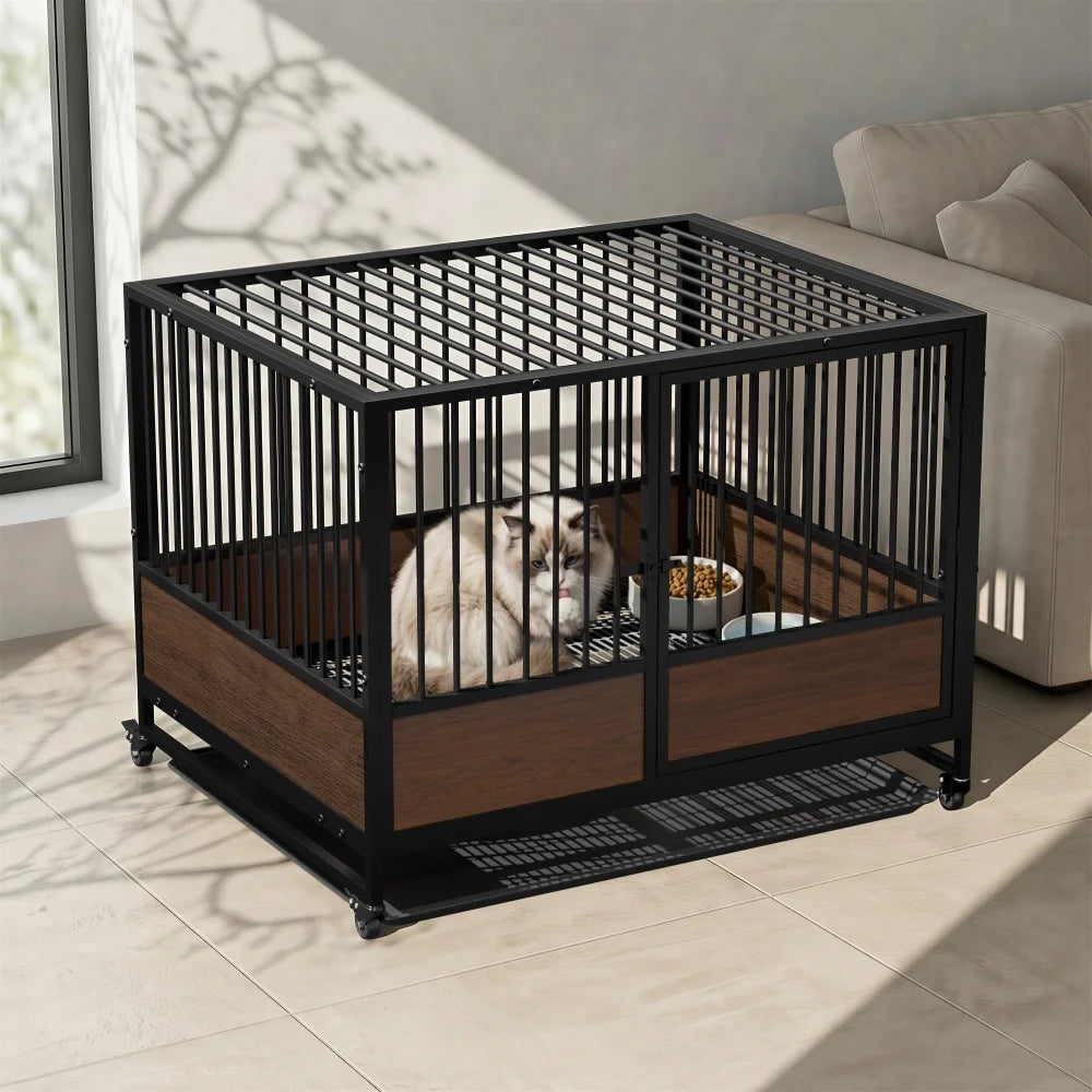 Heavy Duty Metal Cat Cage Playpen for Cats and Dogs