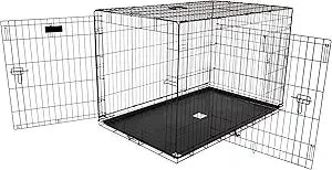 DAFIFY Two-Door Wire Dog Crate
