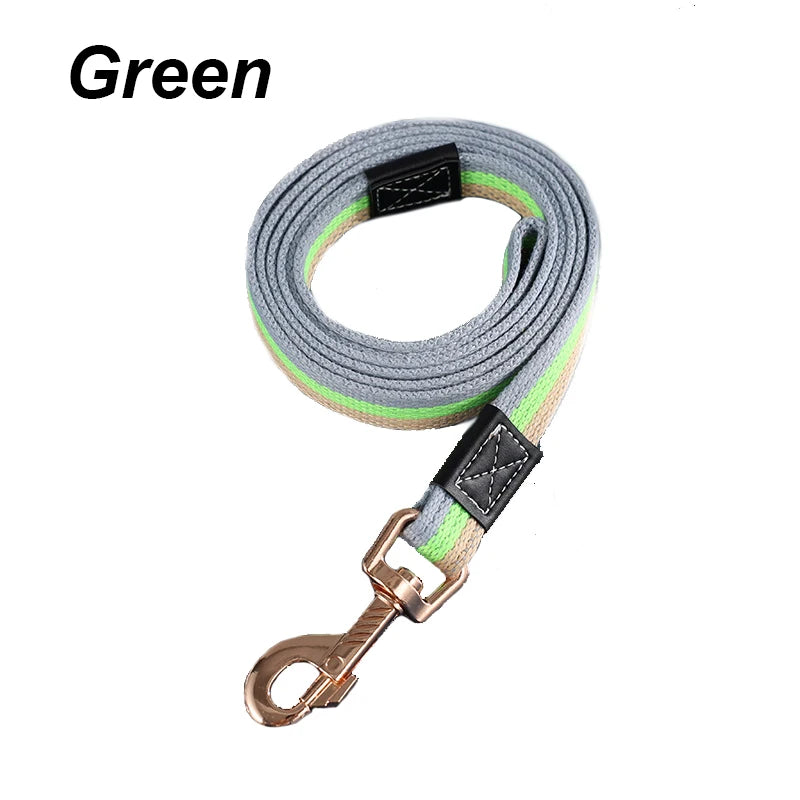 Canvas Dog Leash Towing Traction Rope For Walking Training