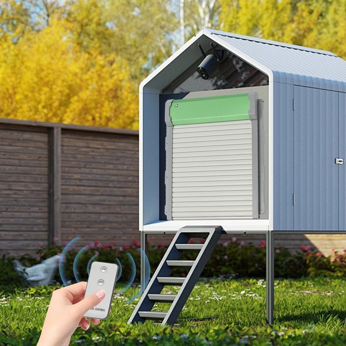 Automatic Solar Powered Chicken Coop Door With Light Sensor