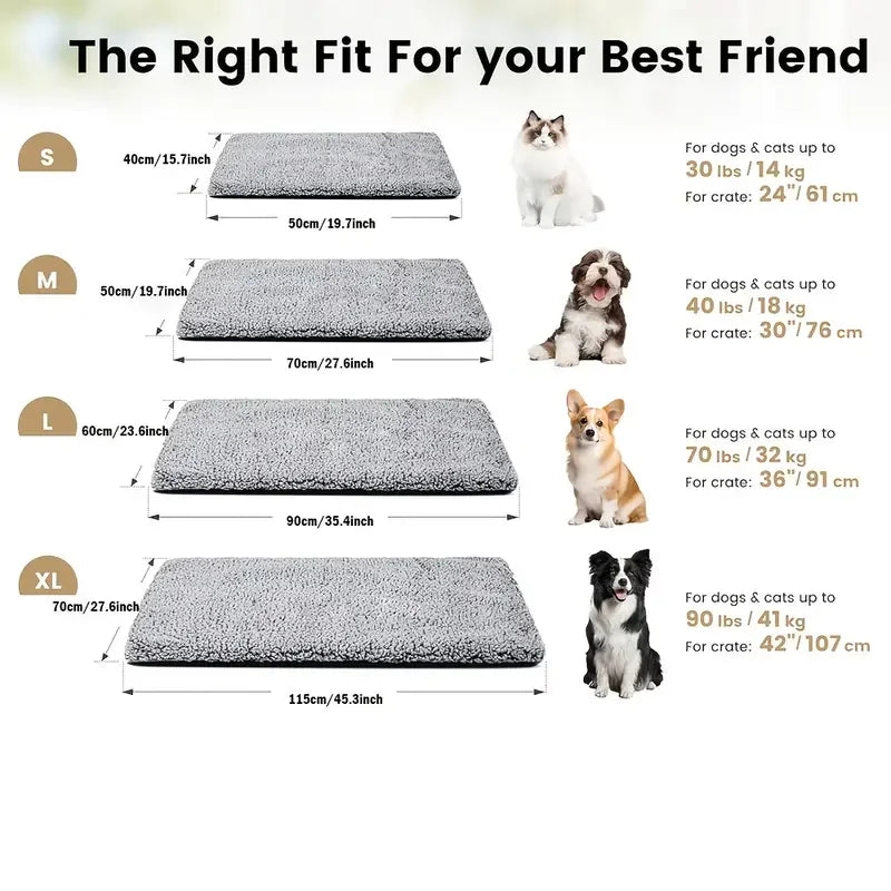 Winter Self-Heating Pet Pad Blanket for Dogs and Cats