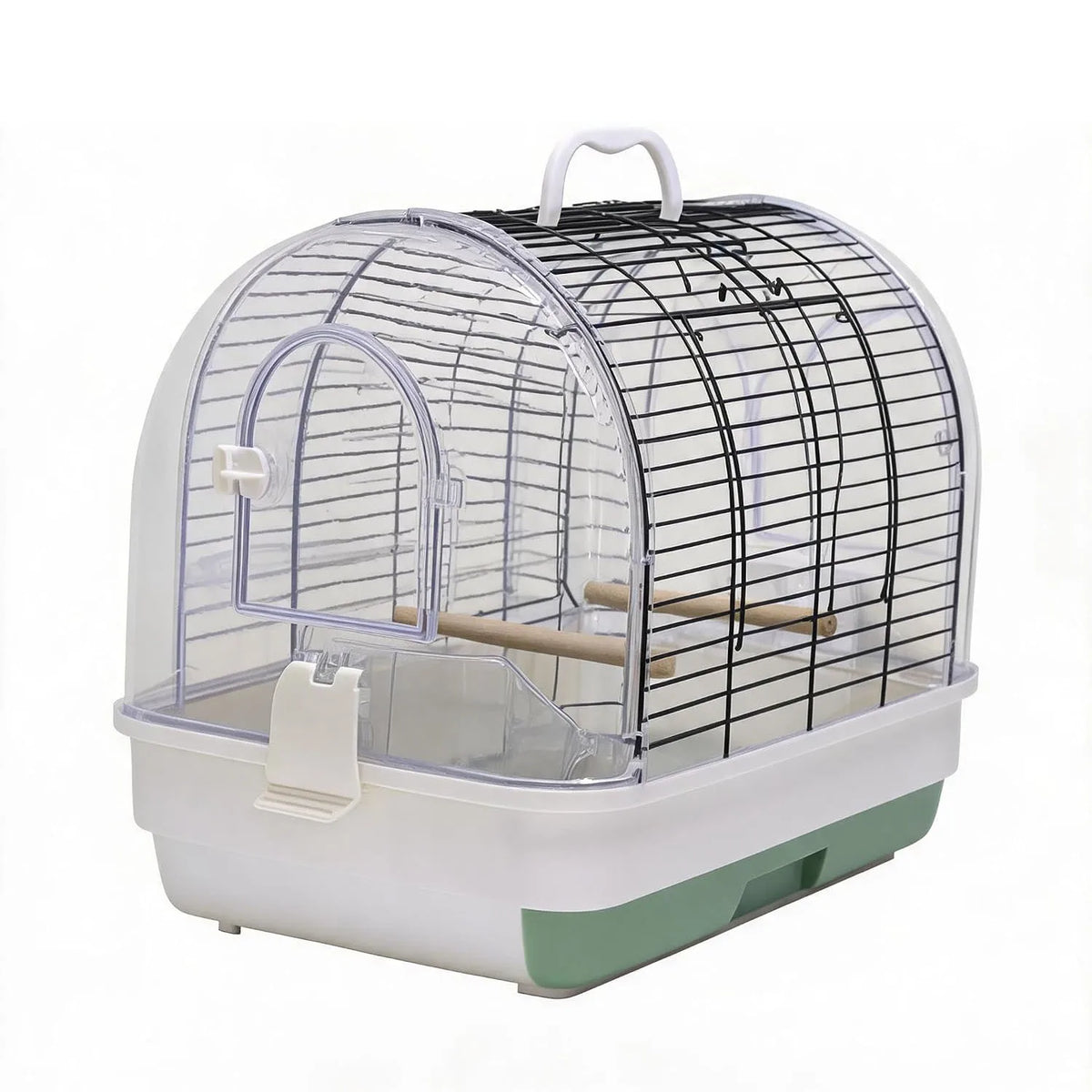 HiMiss Portable Bird Travel Cage For Budgies And Parakeets