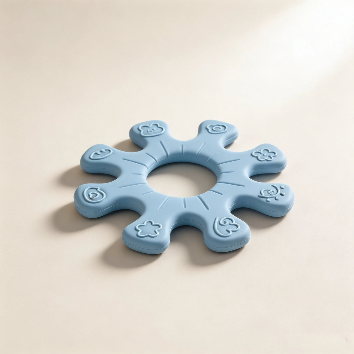Pet Interactive Flywheel Dog Toy Silicone Water Resistant Rotating