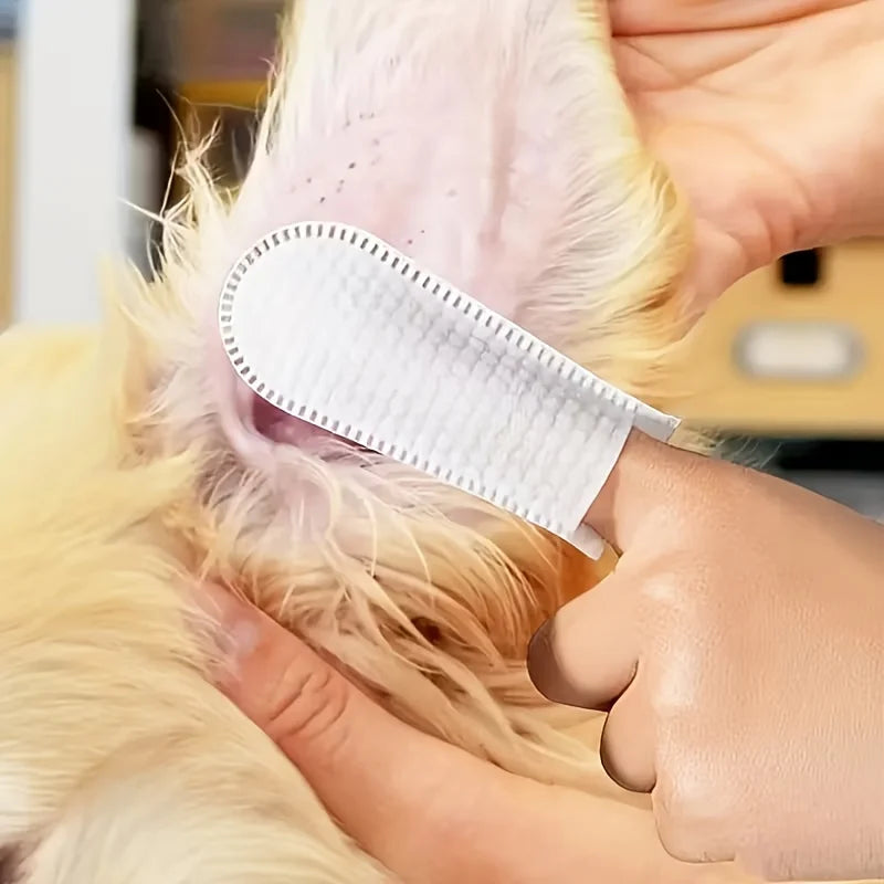 Premium Ear Cleaning Wipes For Dogs And Cats Removing Mites
