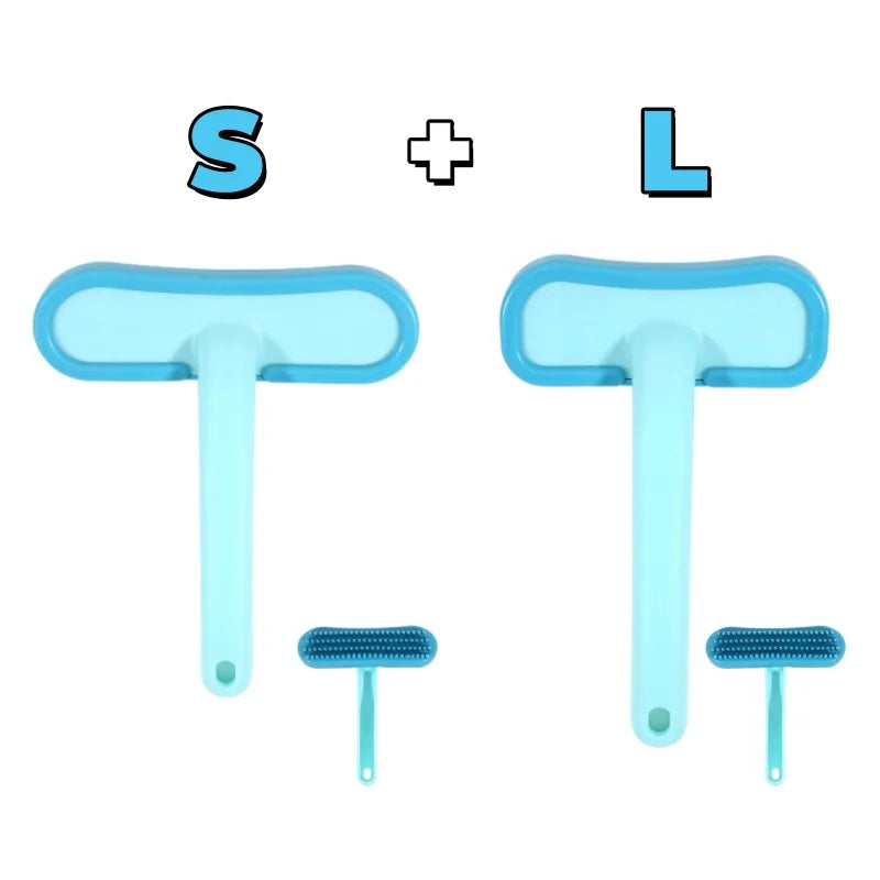 Rabbit Silicone Pet Comb for Cats and Guinea Pigs Grooming