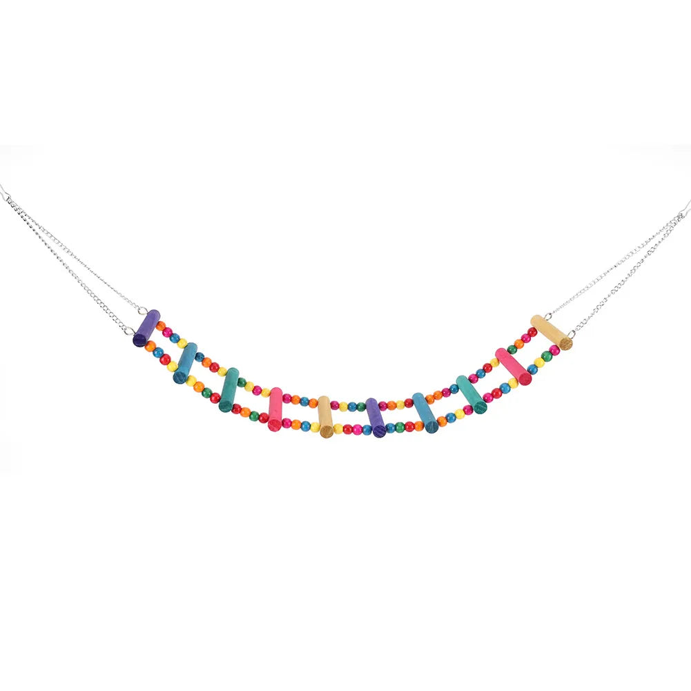 Shunmaii 10Pcs Parrot Toy Set Includes Hanging Hammock Perch