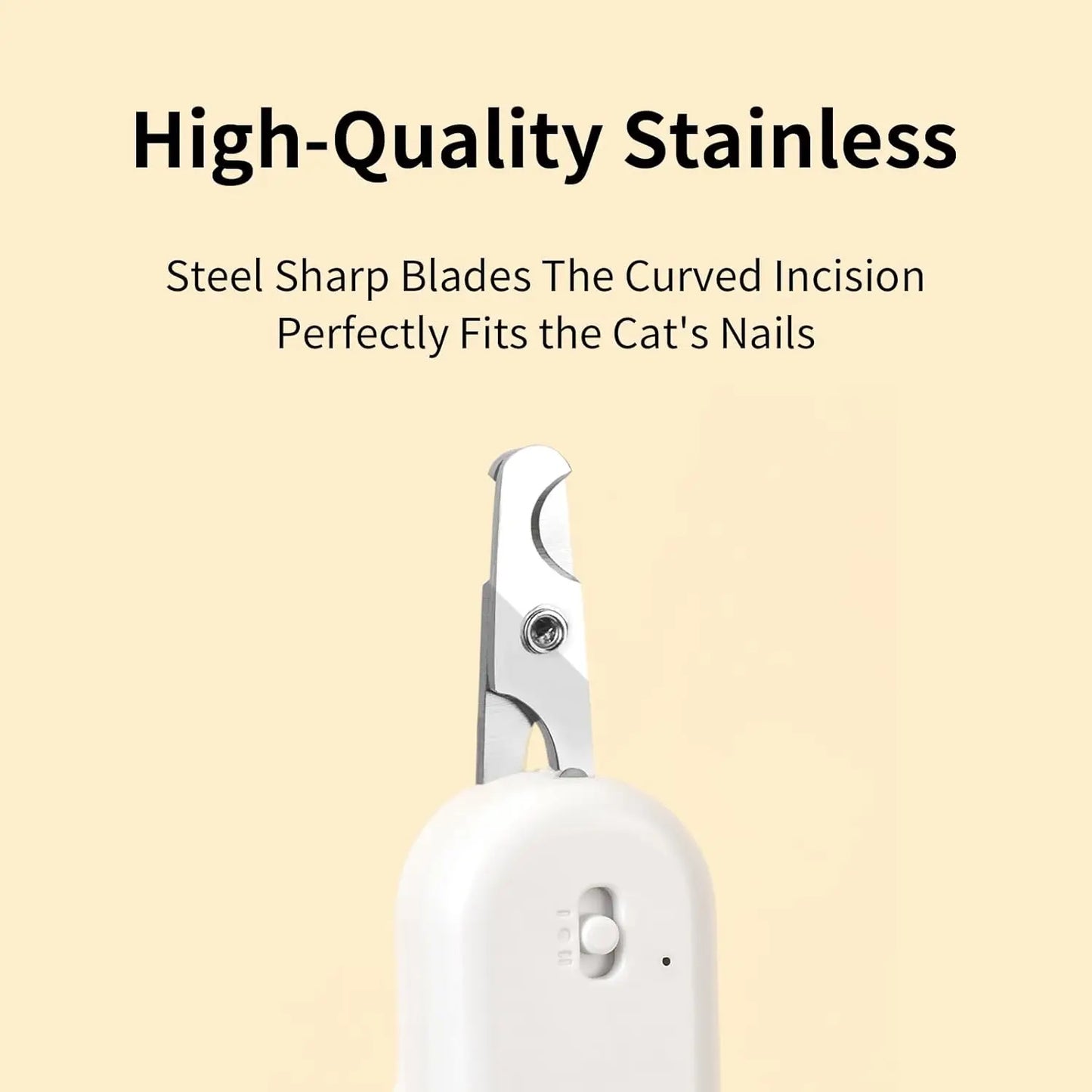 Pet Nail Clipper With LED Illumination For Cats And Dogs