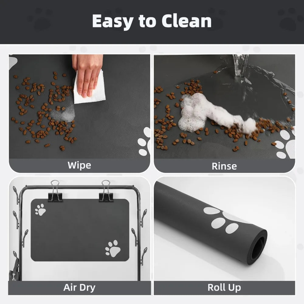 Super Absorbent Pet Feeding Mat Quick Dry No Stains